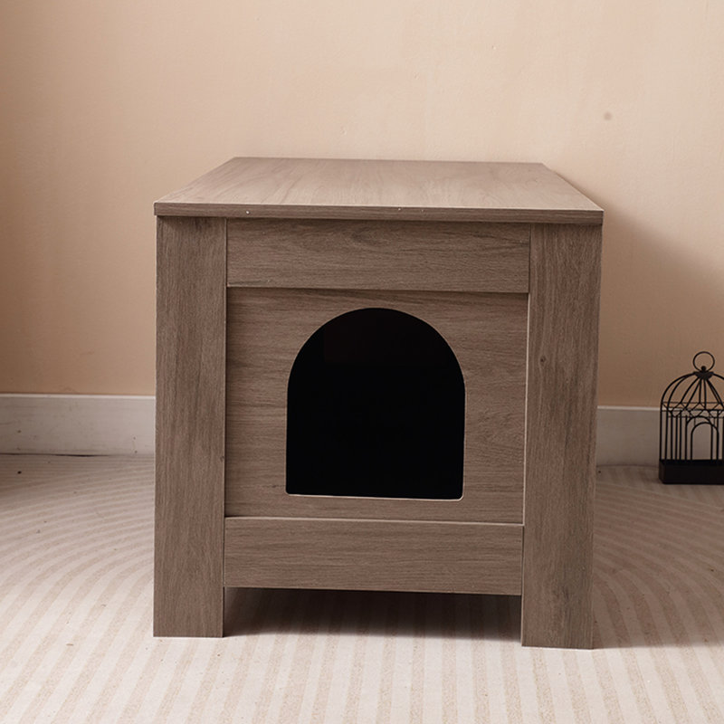 Enceinte de litière pour chat Greige