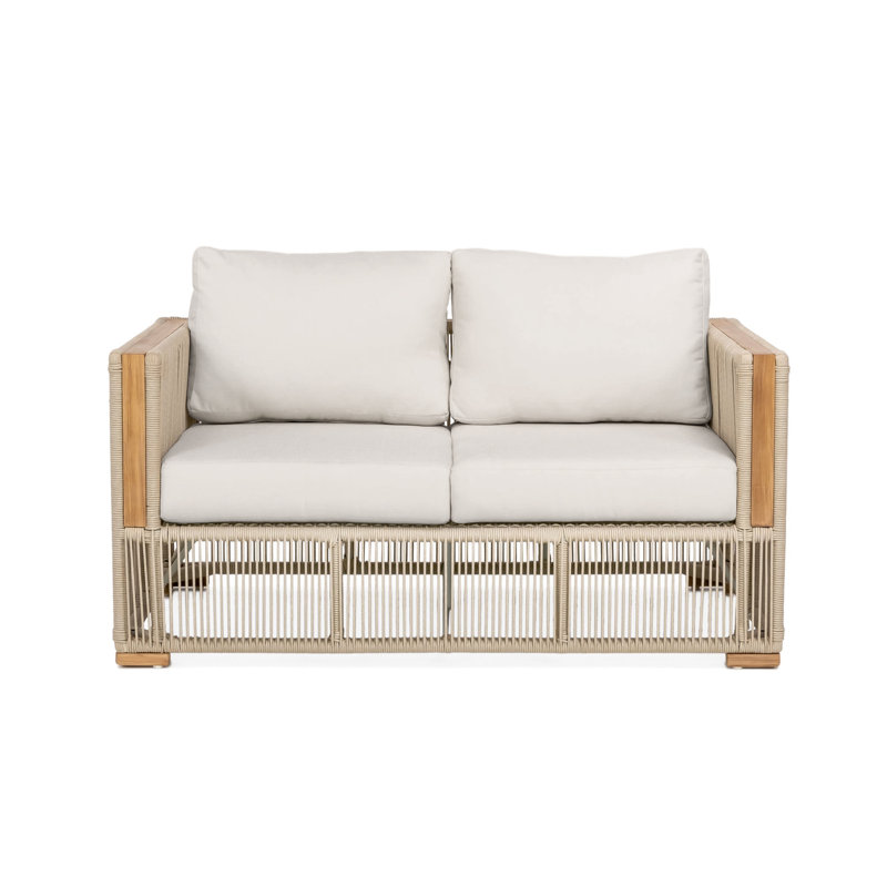 Campo Loveseat - Silver, Beige, Silver