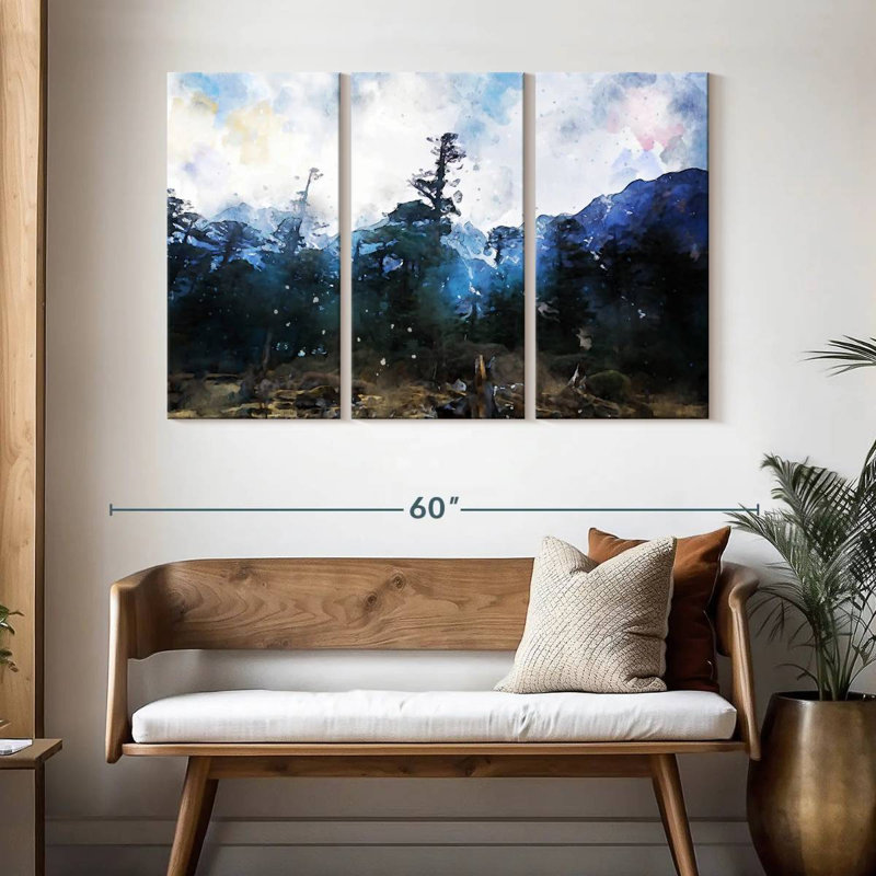 Avery Forest Abstract, 32" H x 50" W