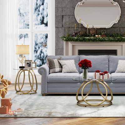 Paloalto Glass Top Coffee Table