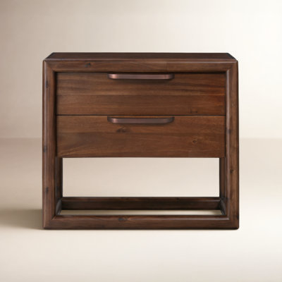 Rosy 28'' W Solid Wood Nightstand