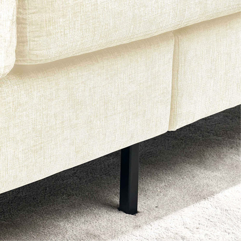 Comfortable L-Shape Sectional Sofa With Storage Chaise For Various Rooms