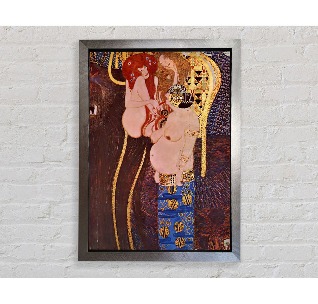 Klimt Die Beethoven Freize 2 - Druck