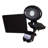 Black Solar Powered Integrated LED Spot Light