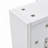 Contemporary HD Silver Mirrored Bathroom Cabinet with 5-Tier Shelves
