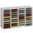 Safco® Adjustable Compartment Wood Literature Orga Literature Sorter-51941