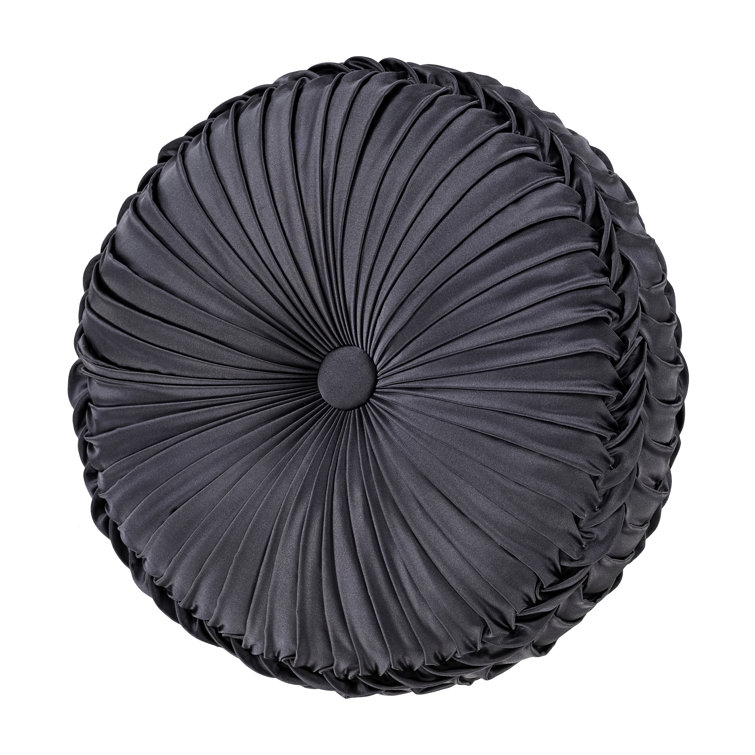Alaro - Slate Circular Pillow Cover & Insert