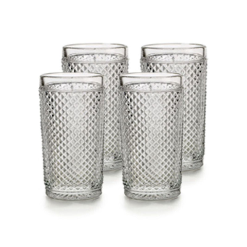 Bicos 11,16 oz Verre Highball, Transparent