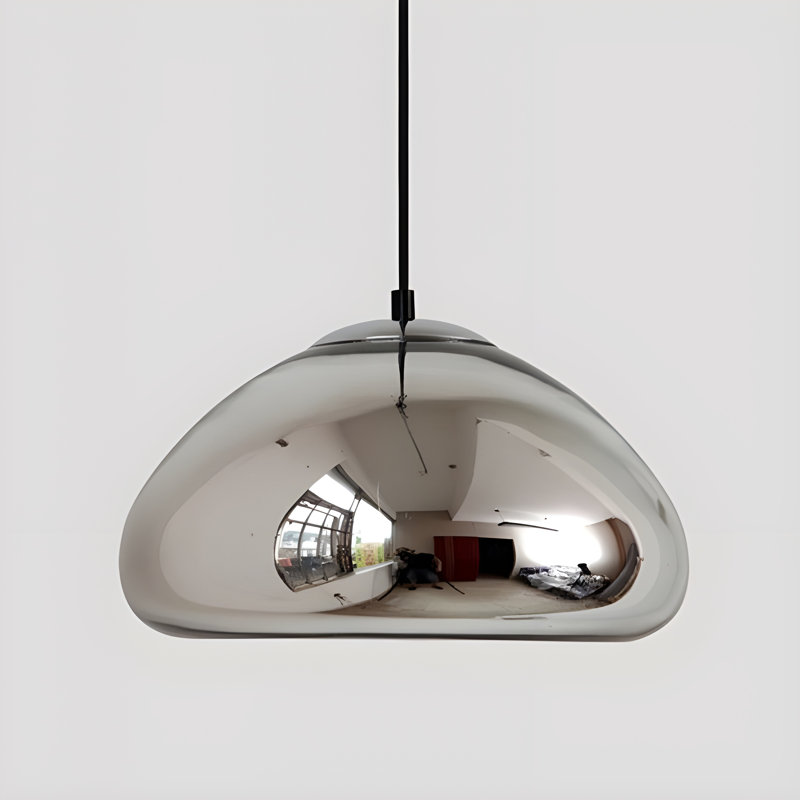 Deltonia 1 - Light Teardrop Pendant, Chrome, Chrome