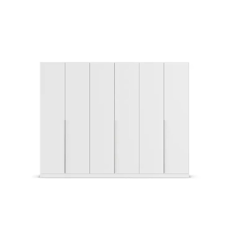 Alabama 2 Door Wardrobe, Alpine White, 210 cm H x 271 cm W x 54 cm D, Basic