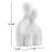 Hans Cream Abstract Nesting Three Piece Family Of 4 Decorative Accent Matte Ceramic Sculpture Figure Set