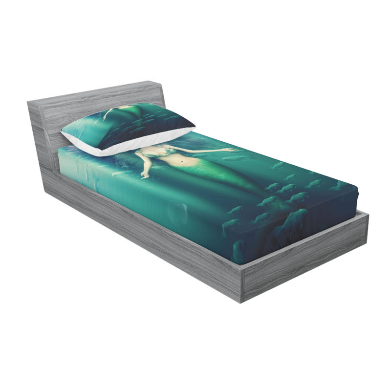 Microfiber Sheet Set, Twin Sheet Set with Fitted Sheet
