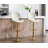 Tierone Upholstered Swivel Adjustable Height Counter Stool with Metal Frame, Modern Velvet Counter Stool-1823803077-1828579579