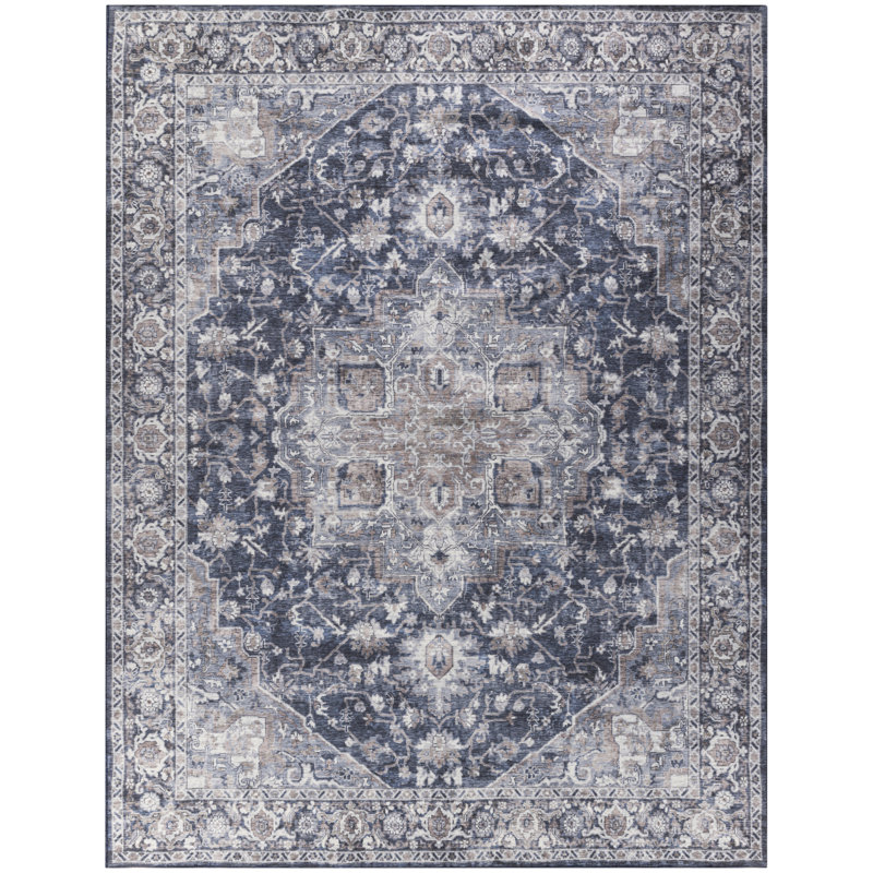 New Concepts Machine Washable Area Rug, Rectangle 9'2" x 12'