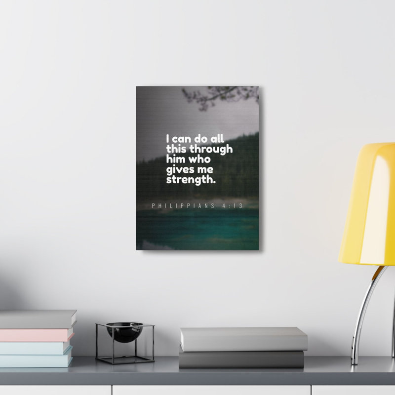 No Frame Print on Canvas, 16cm H x 12cm W