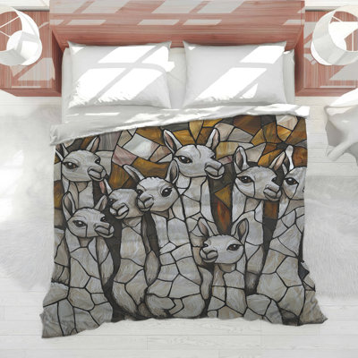 Édredon lama, animaux Boho Boho