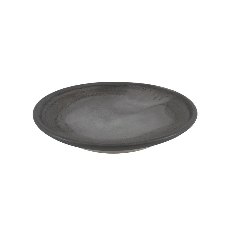 Collection No 1 Stoneware Salad/Dessert Plate, Charcoal