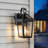 Adamo 13.39" H 1-Light Dusk to Dawn Wet Rated Outdoor Wall Lantern