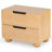 Estelle Beethoven Wood 2 Drawer 28" Nightstand-688968777