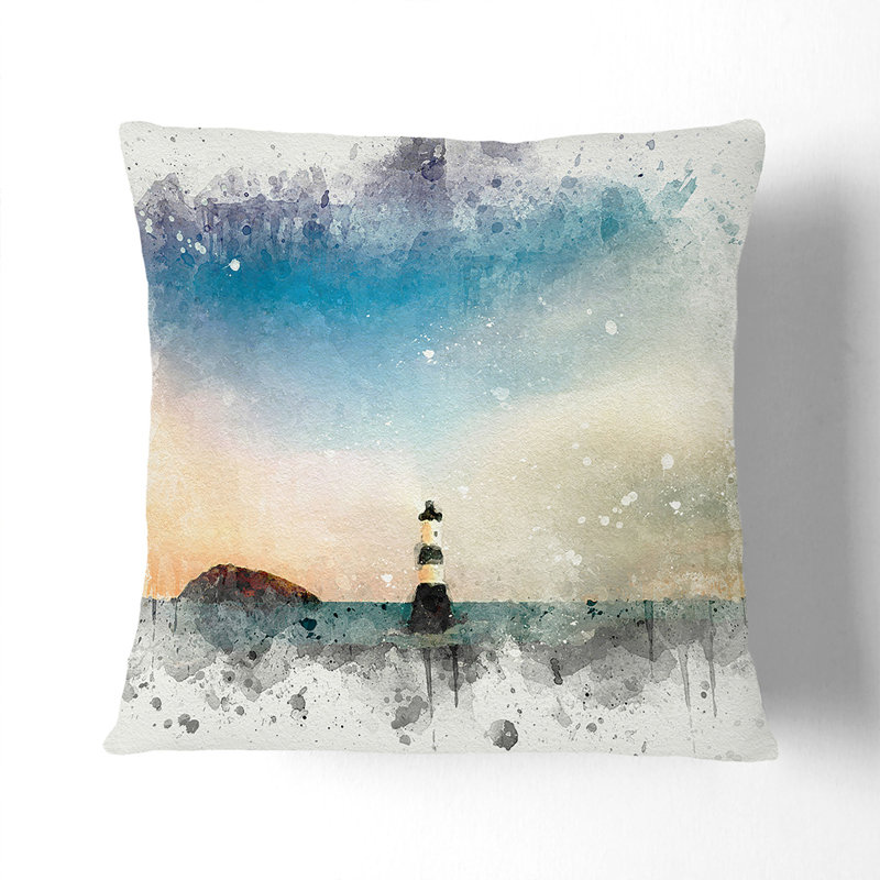 Square Throw Cushion, Black, 40cm H x 40cm W x 15cm D