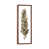 Toile avec cadre en bois brun classique