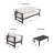 Dulcie 5-Person Seating Set with Sunbrella® Cushions-89269309