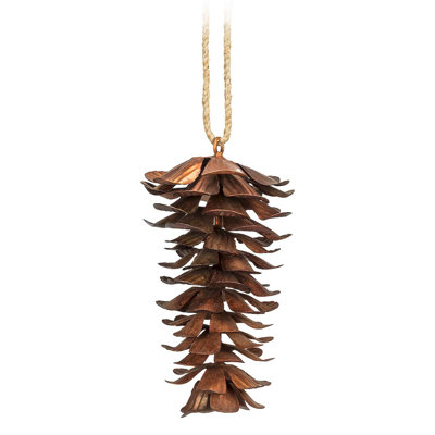 5'' Metal Plants & Flowers Shatterproof Hanging Figurine Ornament