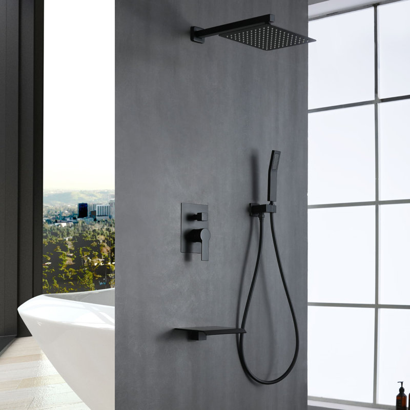 All-In-One Kit with Rough in-Valve, Black