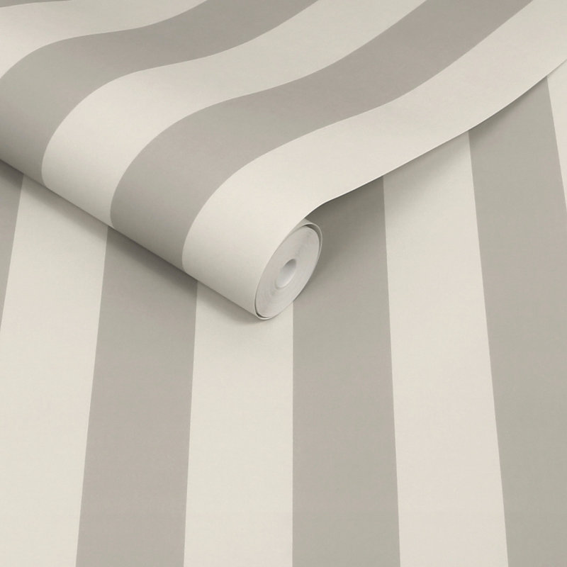  Classic Stripe Antique Gold Wallpaper, Brown