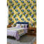 Papier peint floral rayé amovible vintage-1551273144