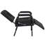 Fauteuil de shampooing avec repose-pieds pour salon, fauteuil de salon inclinable pour fauteuil de coiffeur et coiffeur, équipement de beauté spa inclinable contrôlé, noir