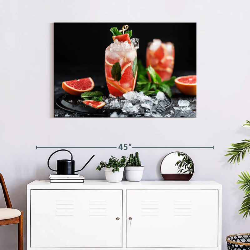 Yarlin Grapefruit Cocktails, 24" H x 36" W