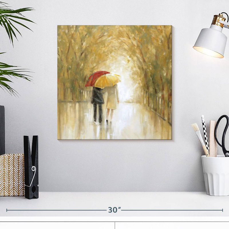 Hardie Walking In The Rain Couple