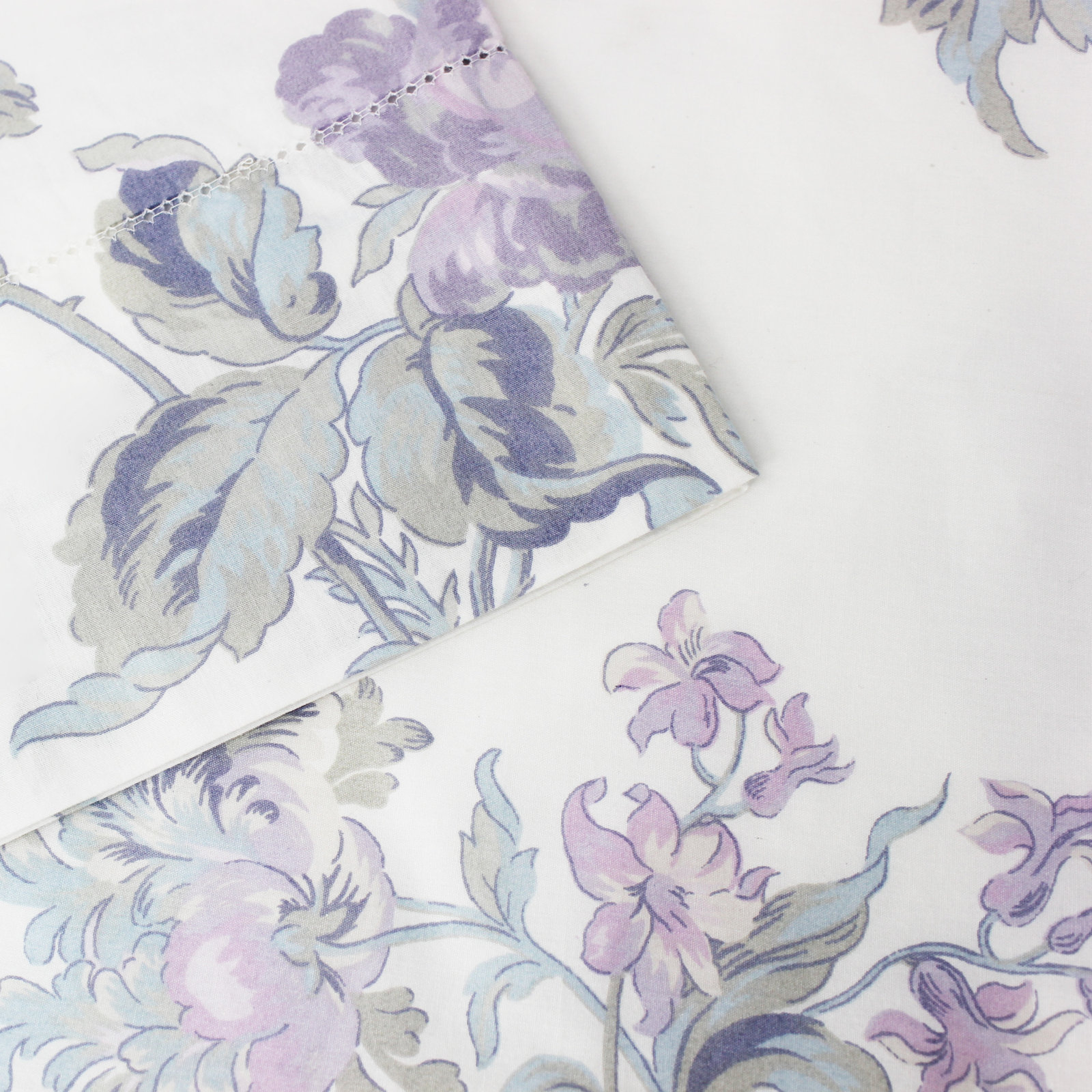 100% Cotton Percale Sheet Set, Twin, Purple