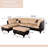 3-piece Lint Sectional Sofa-617562651