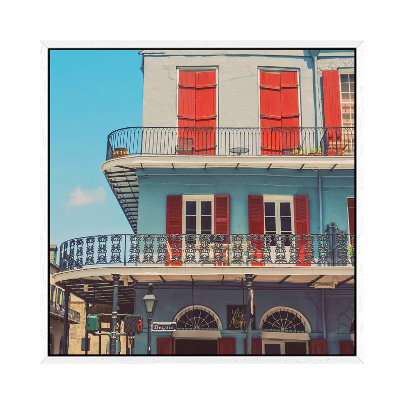 Two 1 Piece Wall Art on Canvas, 66.04cm H x 66.04cm W x 3.81cm D, White Framed