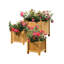 Pot à fleurs surélevé en bois-2142583869