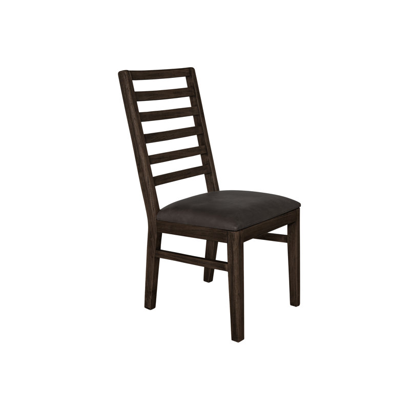 Chaise rembourrée en bois, Noir, noir, noir, noir