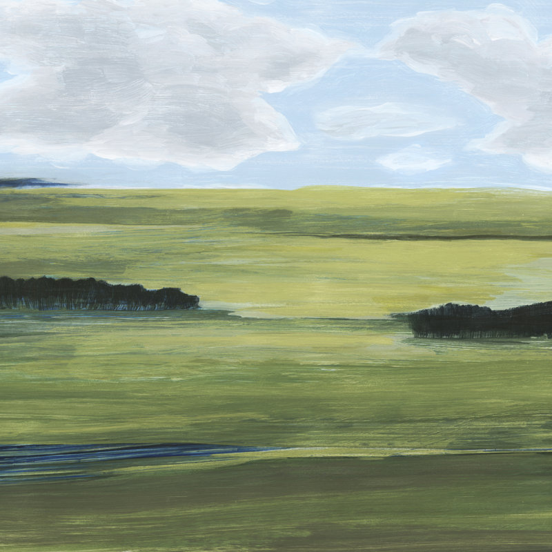 Halcyon Valley II by Grace Popp - Wrapped Canvas Painting, 76cm H x 76cm W