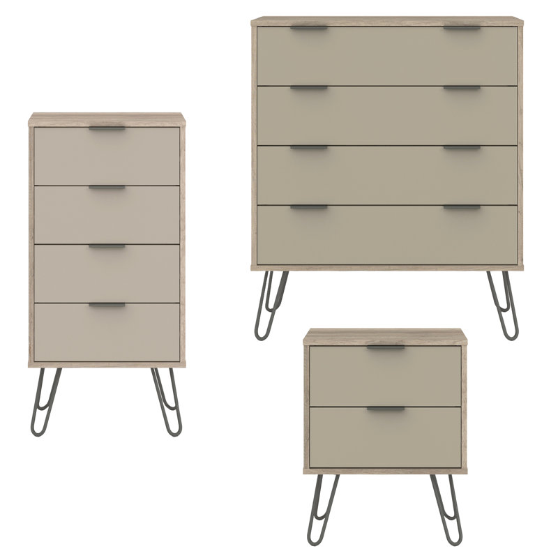 Solid Wood Piece Bedroom Set