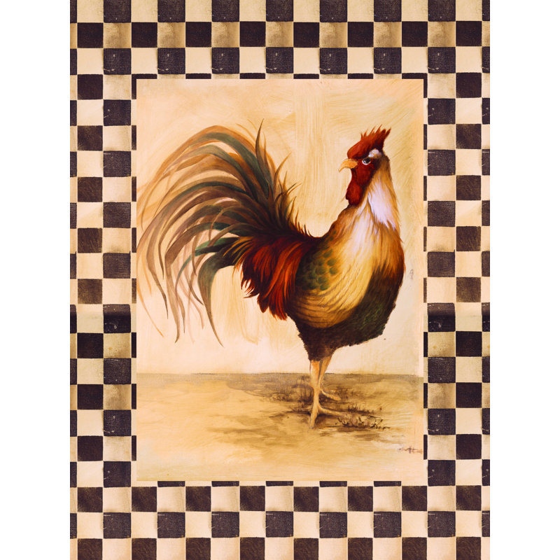 Dropcloth Rooster II, H 24 po x l 18 po