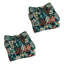 Coussin de chaise de salle à manger capitonné en polyester filé 19 pouces (ensemble de quatre) Vanya Paprika-266005428