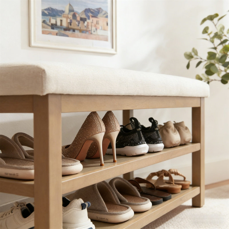 Range-chaussures en bois de qualité supérieure pour la maison