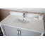 Ensemble de meuble-lavabo simple 41,3 po avec miroir Chasetin-66810502