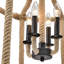 Lustre cylindrique 3 lumières lanterne Ruyle