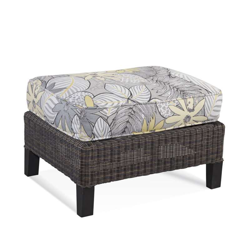 Tangier Outdoor Ottoman, Navy Nub, 6369-61