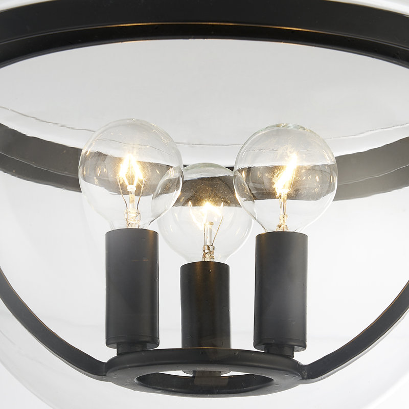 MALLOY 3 LIGHT LANTERN, Aged Iron