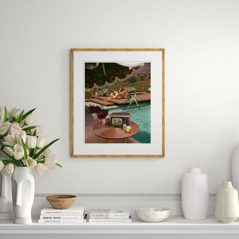 Poolside Fun Giclee Print by Getty Images