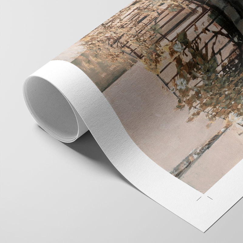 Escaliers Gracieux - Impression sur toile seulement - NON-CADRE, H 48 po x l 32 po