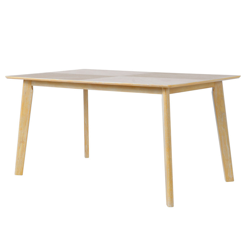 Table de salle à manger Retro, Bois naturel délavé